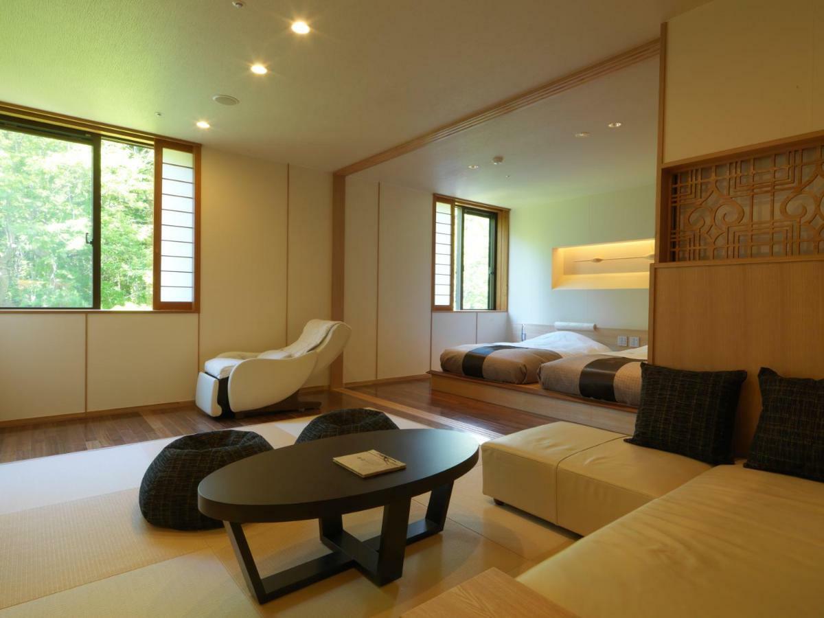 Отель Niseko Konbu Onsen Tsuruga Moku-No-Sho Экстерьер фото
